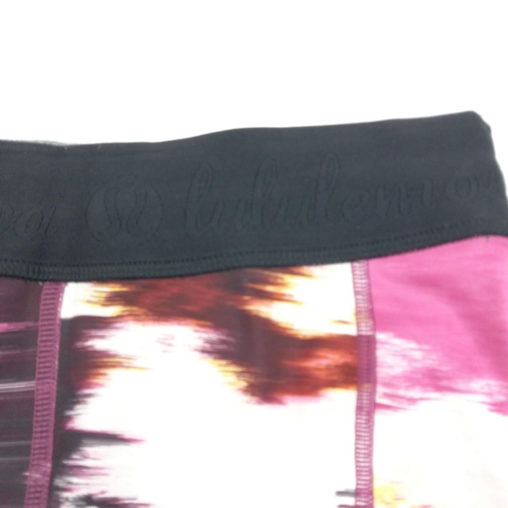 Lululemon What The Sport Short II In Pigment Wind Berry Rumble Multi Running 4 - Picture 6 of 12